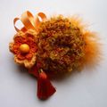 Broche orange