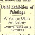 Article sur Amrita Sher-Gil, Delhi, 10 mars 1937