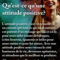Qu'est-ce qu'une attitude positive ?