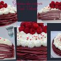Gâteau de crêpes red velvet