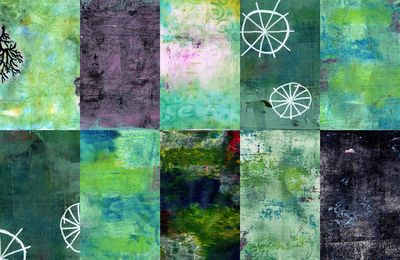 Collages gell press