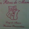 Broderies Personnalisées aux Rêves de Marie à Paris envoi dans toute la France.