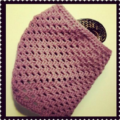 Snood vieux rose
