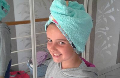 Le turban de bain de Lucie