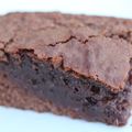 Brownie à la pâte à tartiner.