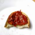 Essai tartine tomate