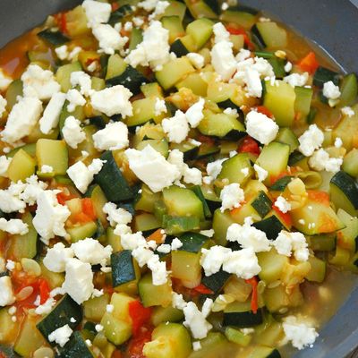 Poêlée de courgettes à la mexicaine