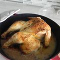 Poulet rôti au citron et au vin blanc