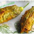 Fleurs de courgettes farcies