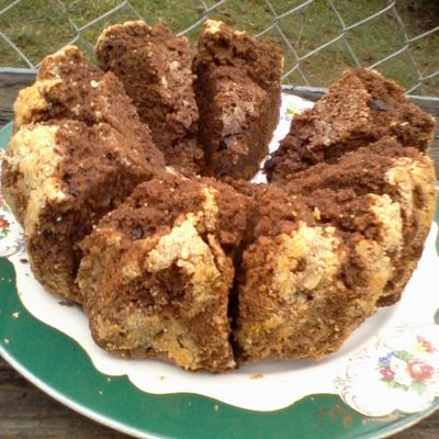 Gâteau choco-caramel 