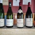 Hermitage : Sorrel Le Gréal 2007, J.L Trapet : Chambertin 2006, Domaine de l'Agapé : Riesling Vendanges Tardives 2015