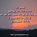 Jacques 4:17 (Verset Illustré)