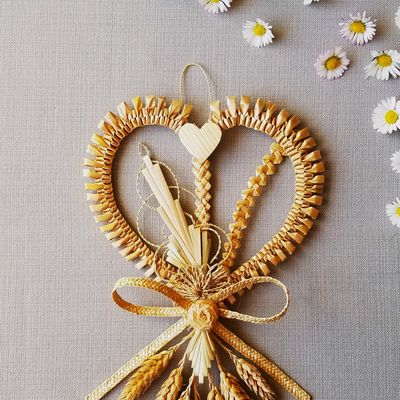 Nouveau cœur à offrir pour des noces de froment