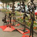 Surprenantes scultures au détour d'une rue de Saint Malo (intra-muros) 