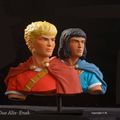 Statuettes Alix et Enak