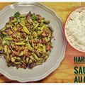 Haricots verts au porc (recette de Chine)