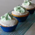 Cupcakes à la noix de coco et au pandan, sans gluten