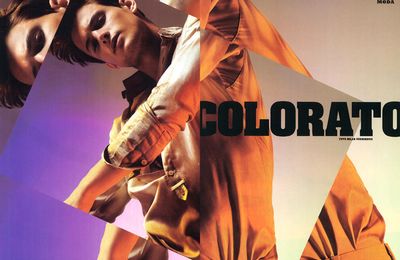 Edito: "Colorato" with Garrett Neff by Milan Vukmirovic for L’Officiel Hommes Italia 