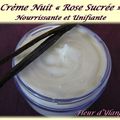 Crème Nuit "Rose Sucrée"