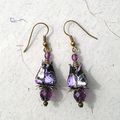 Boucles d'oreilles SHOGUN courte origami