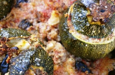 COURGETTES FARCIES SAVEURS D' ORIENT