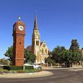 Rond-point à Mudgee (Australie)