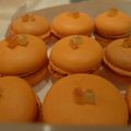 Macarons mandarine et agrumes confits