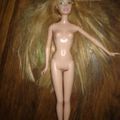 Barbie cheveux très longs mèches TBE