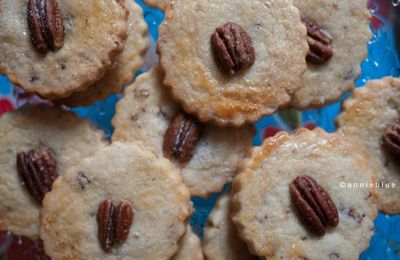 Sablés au sirop d'érable et aux noix de pécan 