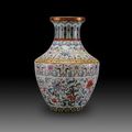 A large doucai vase, Mark and Period of Qianlong