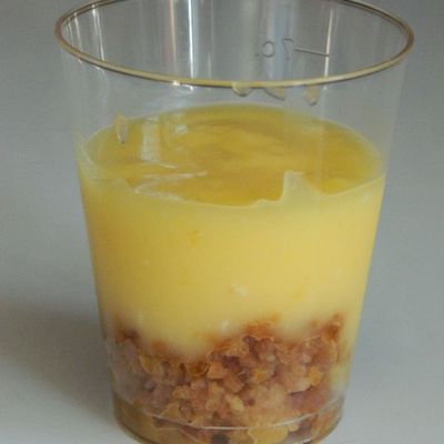Tarte au citron en verrine
