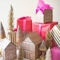 DIY déco : les maisons en pain d'épices en carton