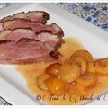 Magrets de canard aux mirabelles 