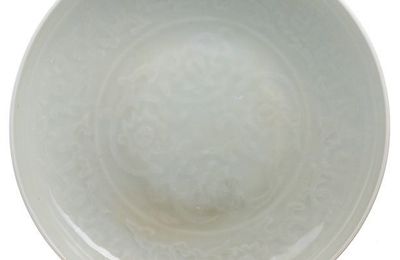 A light turquoise-glazed shufu-type bowl, Yuan dynasty