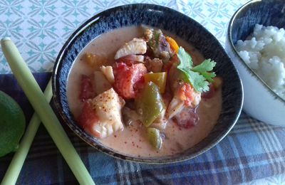 curry de poisson aux légumes