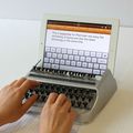 Machine à écrire sur iPad