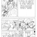 Trash comic ( scénario Alban Roussel )