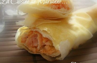Feuilletés au Saumon Fumé ... Recette pour les fêtes...