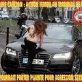 LE FEMEN S'ATTAQUE A LA VOITURE DE DSK 