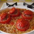 TOMATES FARCIES ET RIZ