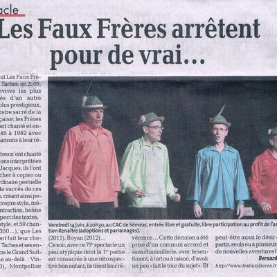 Spectacle n°77 : La Dernière Séance, au CAC de Séméac le 14 juin 2013