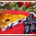 TARTE AUX RAISINS MIGAINE AUX AMANDES