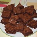 Brownie chocolat et cerneaux de noix 