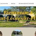 Le nouveau site internet de la Commune de Saint-Léon-sur-L'Isle est en ligne 