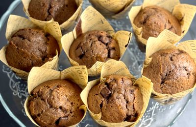 Muffins au chocolat au lait