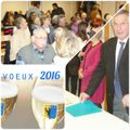 Voeux 2016, convivialité et bonheurs simples...c'était le programme d'hier à la salle municipale !