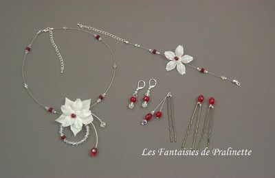Une parure de mariage rouge !