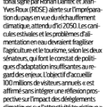 Canicule estivale et problèmes d'alimentation en eau