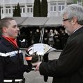 DEUX NOUVEAUX SAPEURS-POMPIERS AU CENTRE DE SECOURS D’HIRSON.