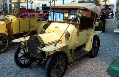 La Le Zebre type A torpedo de 1913 (Cité de l'Automobile Collection Schlumpf à Mulhouse)